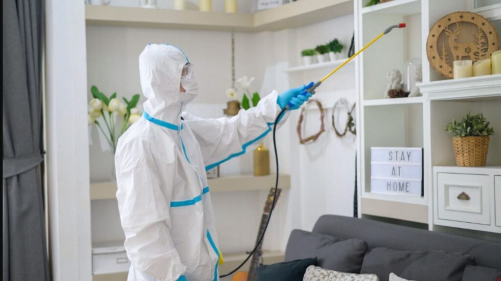 A medical staff Pest Control