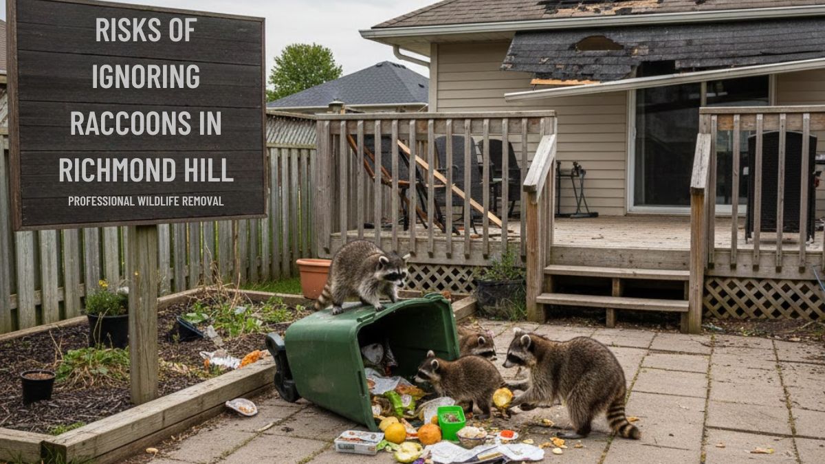 Risks of Ignoring Raccoons in Richmond Hill