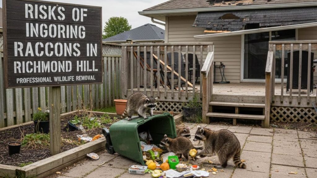 Risks of Ignoring Raccoons in Richmond Hill