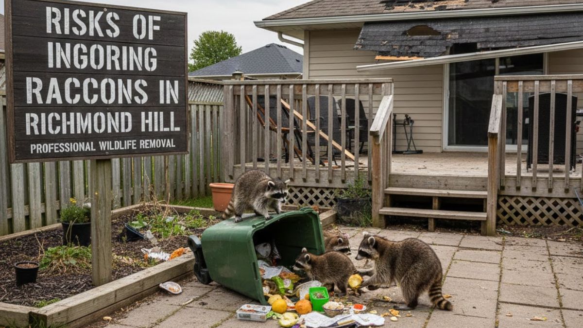 Risks of Ignoring Raccoons in Richmond Hill