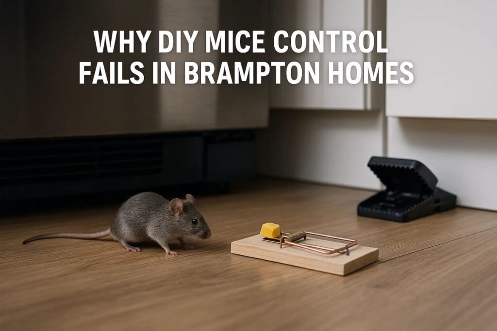 Why DIY Mice Control Fails in Brampton Homes