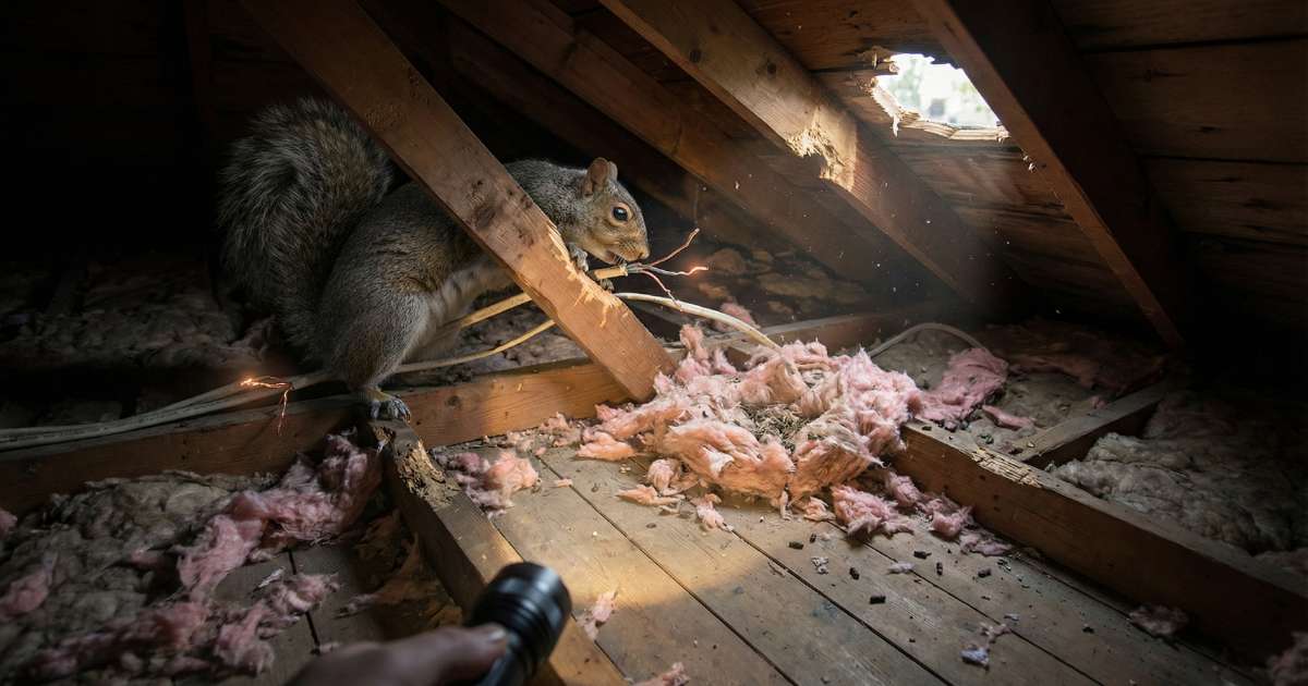How to Identify Squirrel Damage Inside Your Home