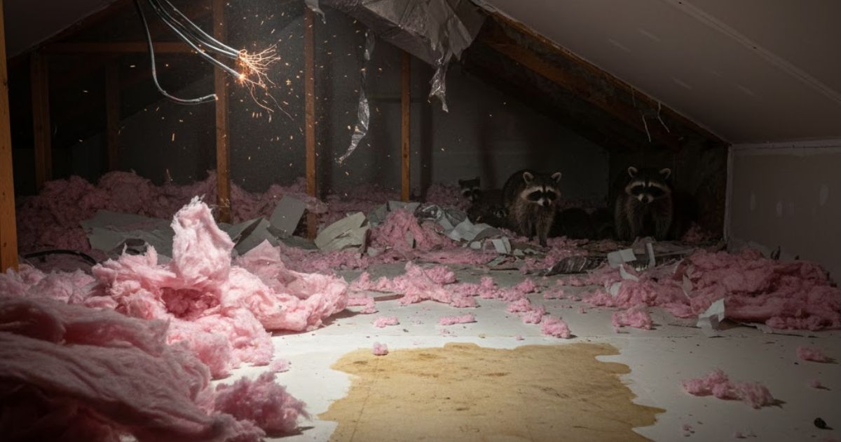 5 Hidden damage baby raccoons cause in attics