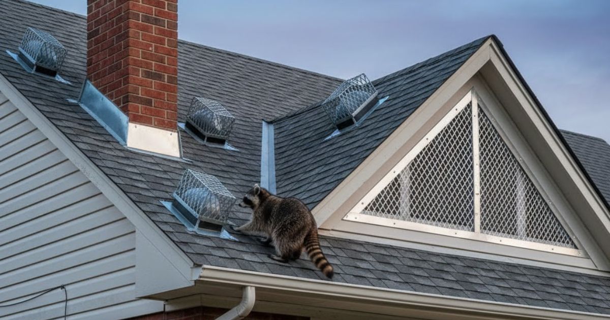 Raccoon Proofing Your Roof, Attic, and Chimney for Long Term Home Protection