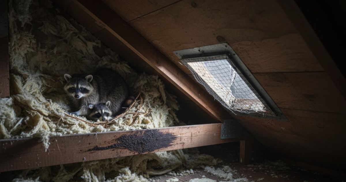 Signs a Raccoon Has Taken Over Your Attic