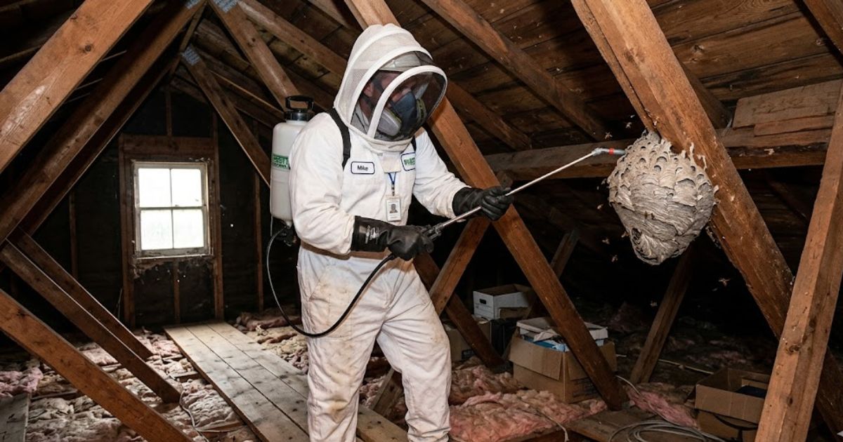 Attic Wasp Nest Removal: How to Safely Treat Wasps in Your Roof Space
