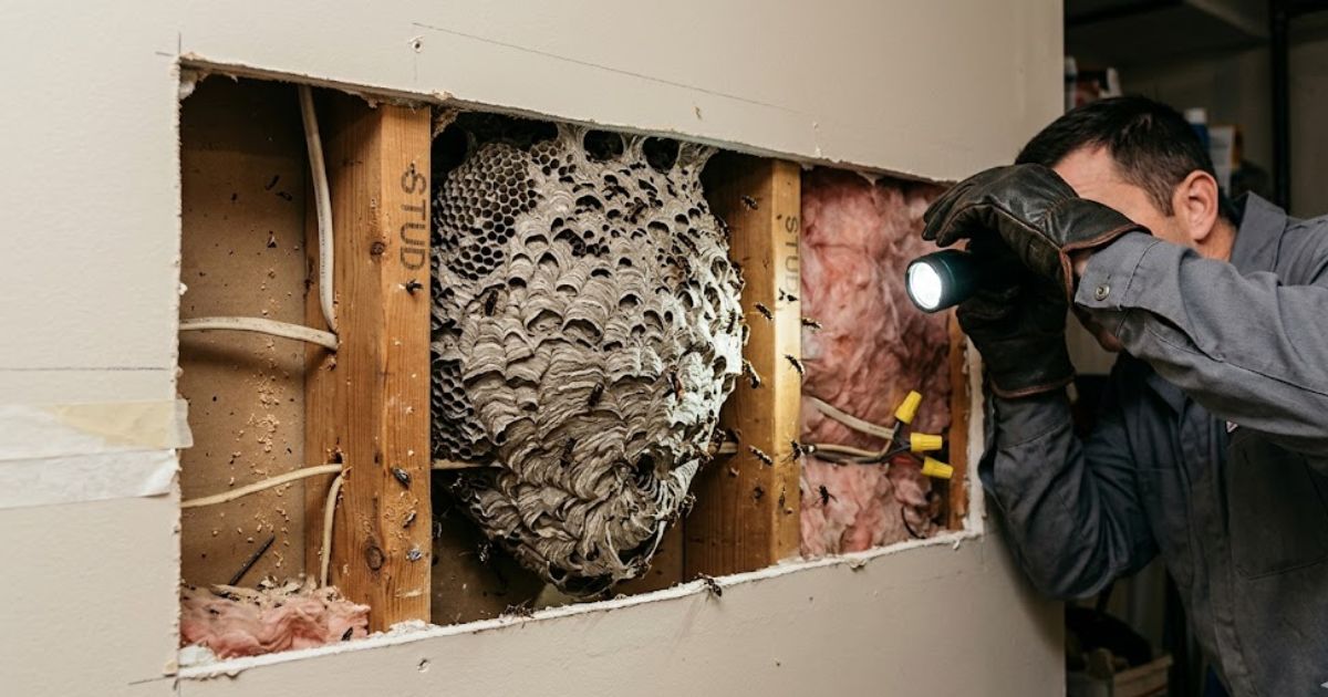 Wasp Nest in Wall Cavity: Detection, Treatment & Removal Guide