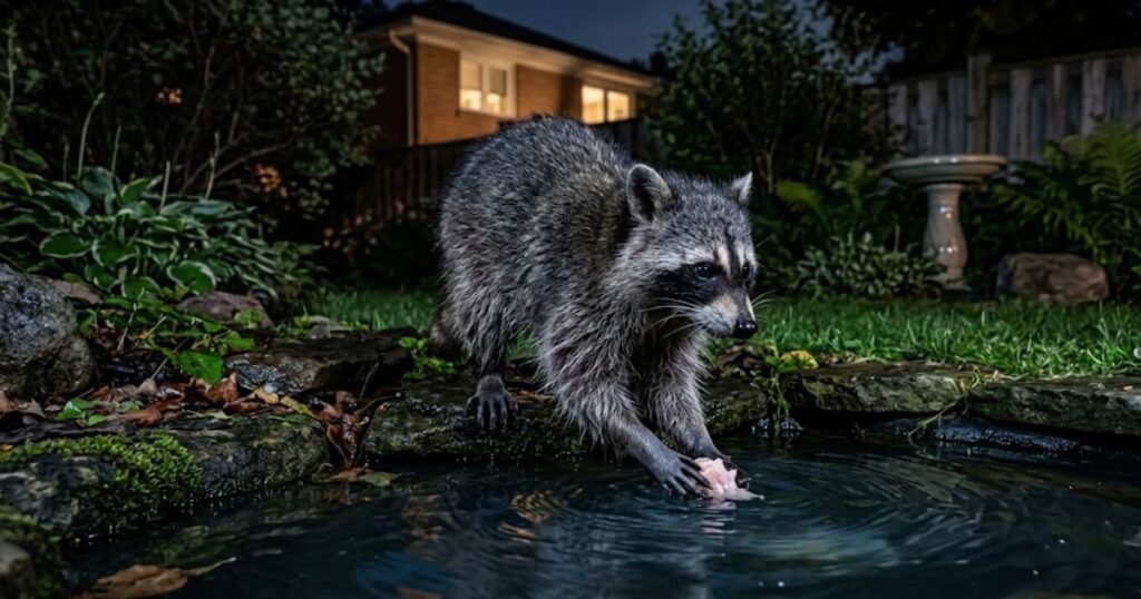 Why Raccoons Wet Their Food and What It Means Around Homes