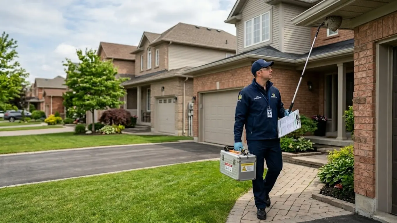 Wasp Nest Removal in Brampton Neighbourhoods