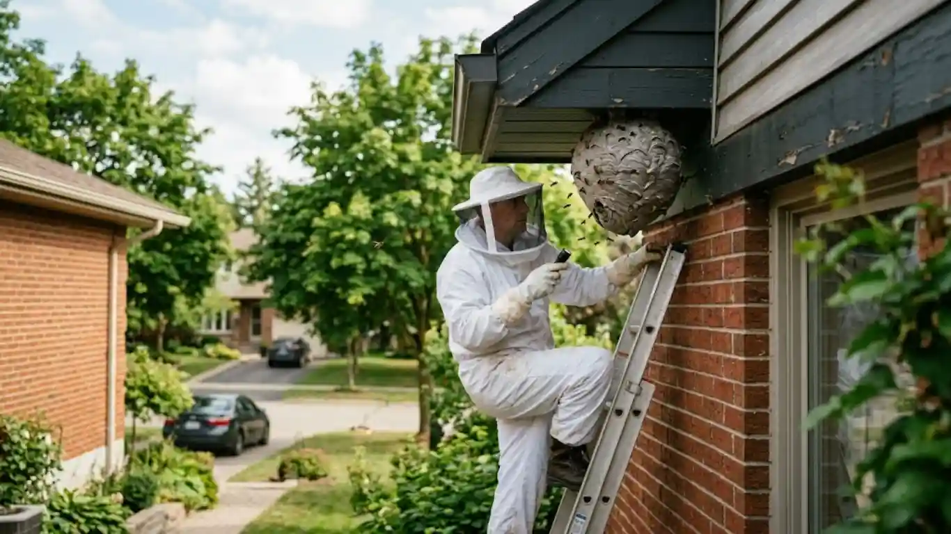 Why Wasps in Burlington Become a Threat Faster Than Most Homeowners Expect