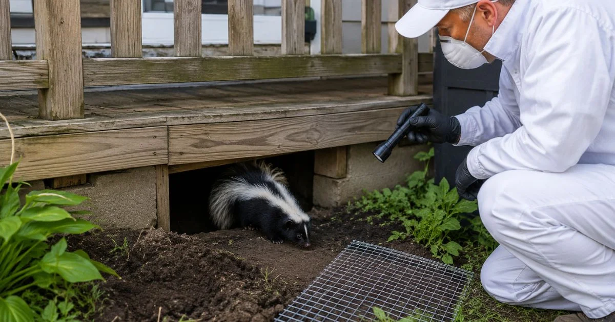 Skunk Under Decking in Etobicoke_ Signs, Risks